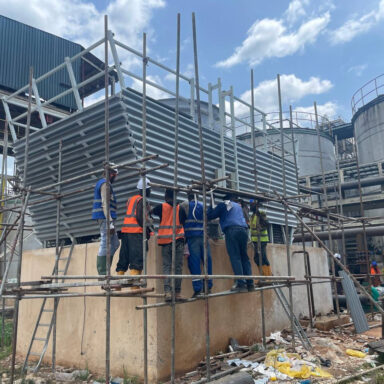 Installation of Cooling Tower System