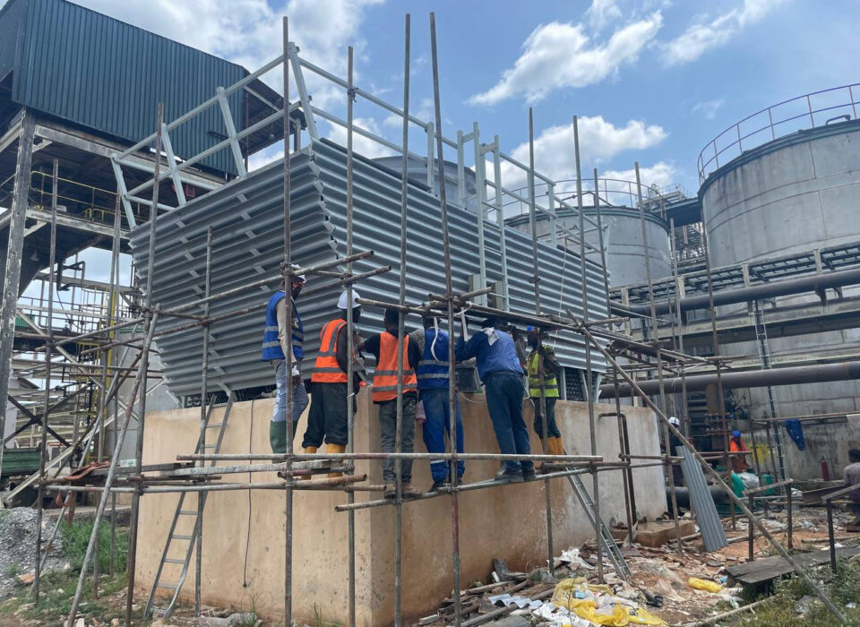 Installation of Cooling Tower System