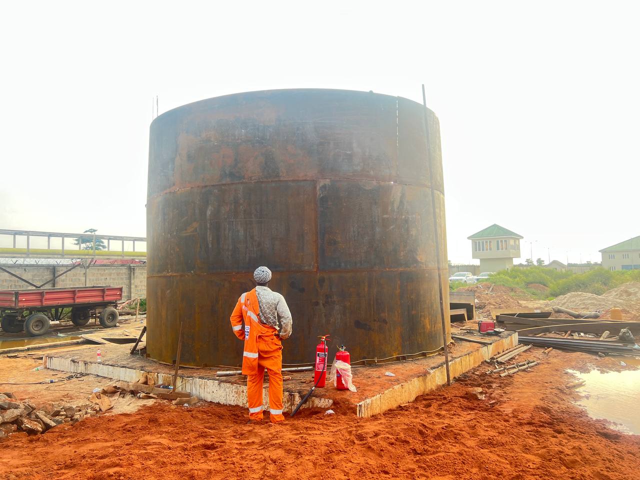 Construction of 300,000L of Molasses Tank with Plinth Base