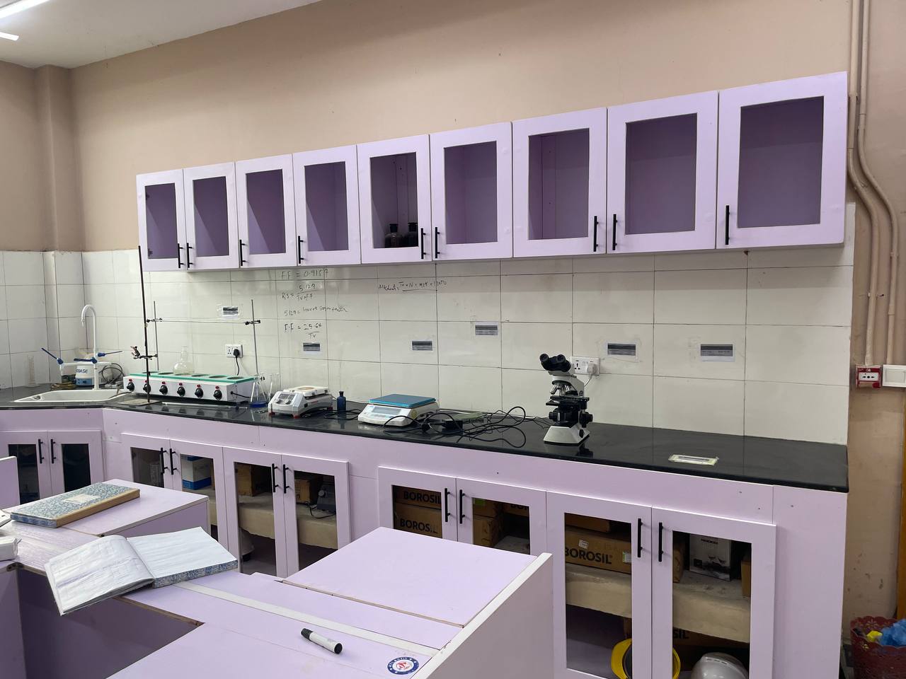 Fabrication and Installation of Lab Cabinet