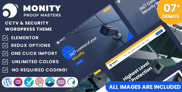 Monity – CCTV & Security WordPress Theme